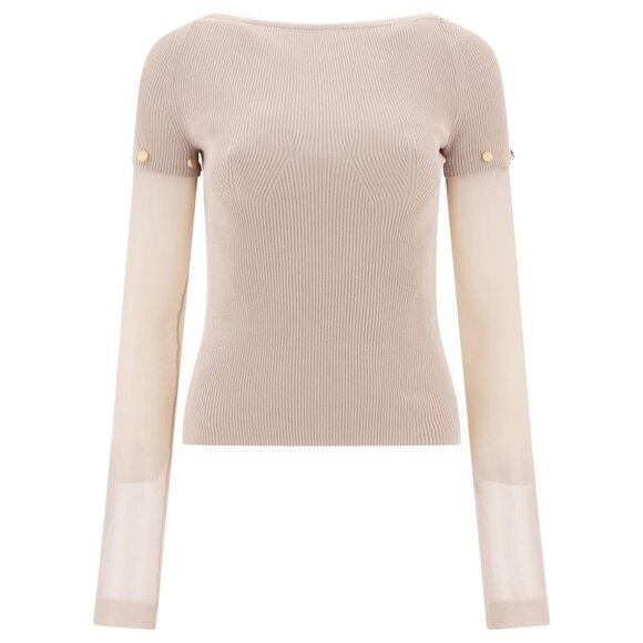 Max Mara Sportmax Crew-Neck T-Shirt tag size L Women - Picture 1 of 4